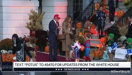 Dolcetto o scherzetto? I doni di Trump e Melania per Halloween