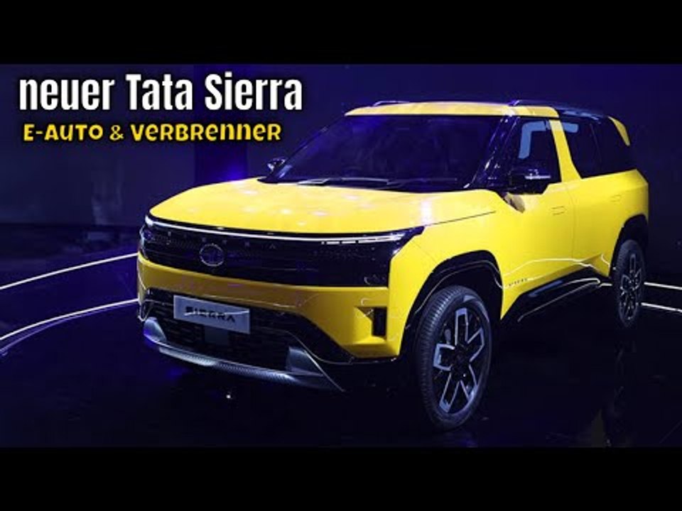 2025 Tata Sierra: Die Rückkehr einer SUV-Legende auf der Auto Expo