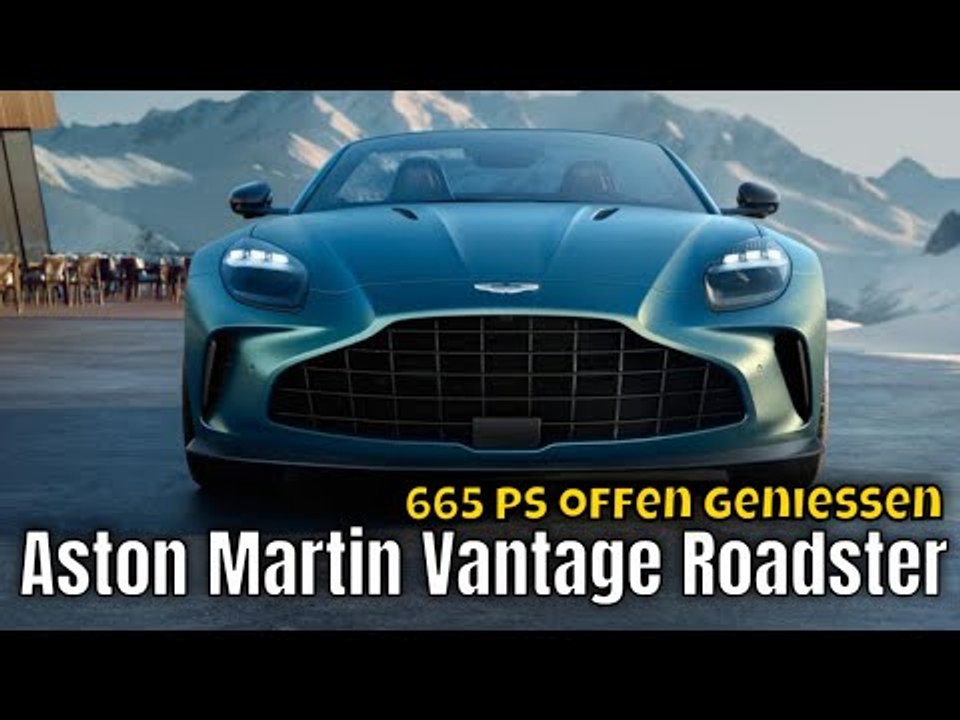 Aston martin vantage roadster (2025): offen, schnell, unvergleichlich?