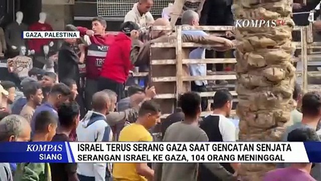 104 Warga Gaza Tewas Akibat Serangan di Tengah Gencatan Senjata, Trump Bela Israel