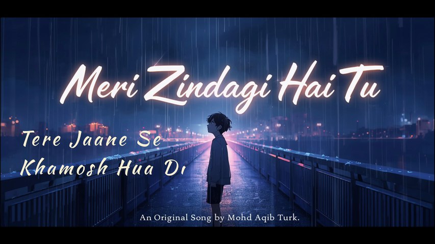 Meri Zindagi Hai Tu | Mohd Aqib Turk | Heart-Touching Hindi Love Song | Official Lyrics Video