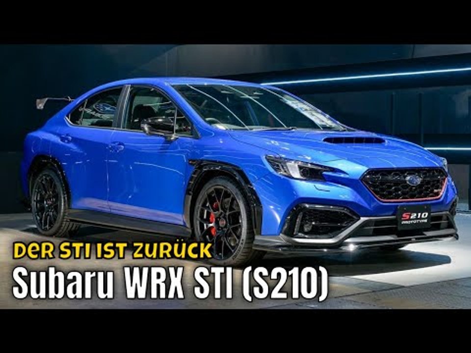 2025 Subaru WRX STI (S210): Der STI ist mit 300 PS zurück!