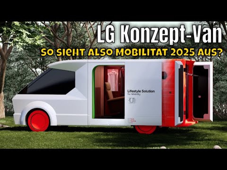 LGs Konzept-Van zur CES 2025: ist das die Zukunft der Mobilität?