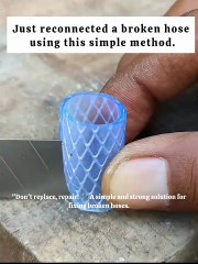 Just reconnected a broken hose using this simple method.