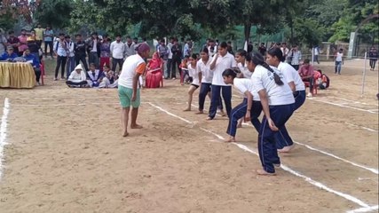 अलवर सांसद खेल उत्सव में कबड्डी प्रतियोगिता।