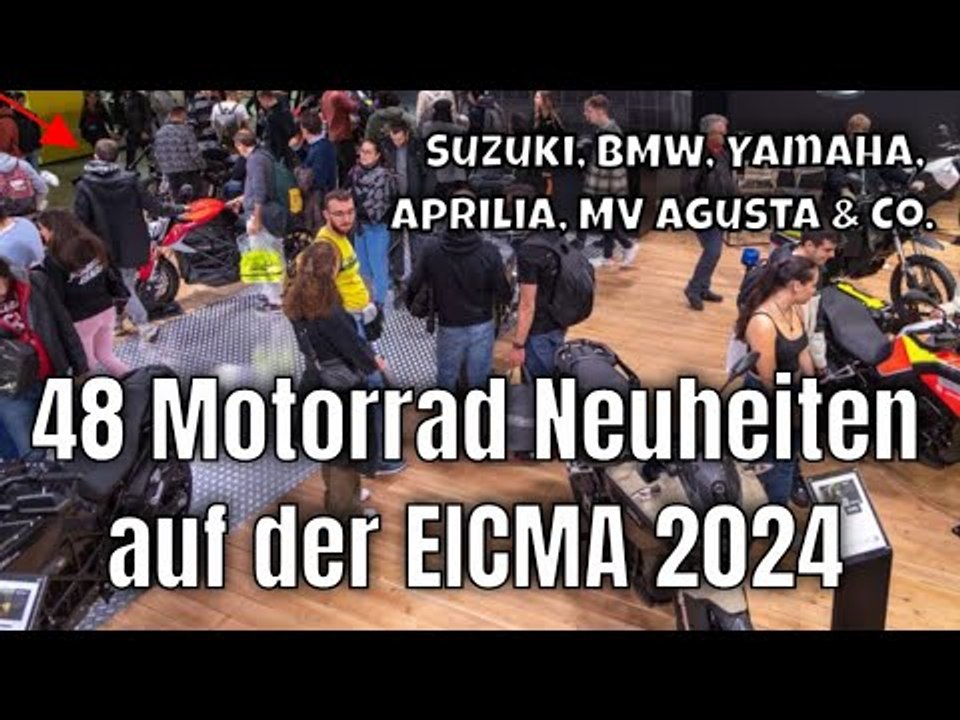 2024 EICMA Neuvorstellungen | 48 neue Motorräder & Roller und alle Fakten im XXL-Format