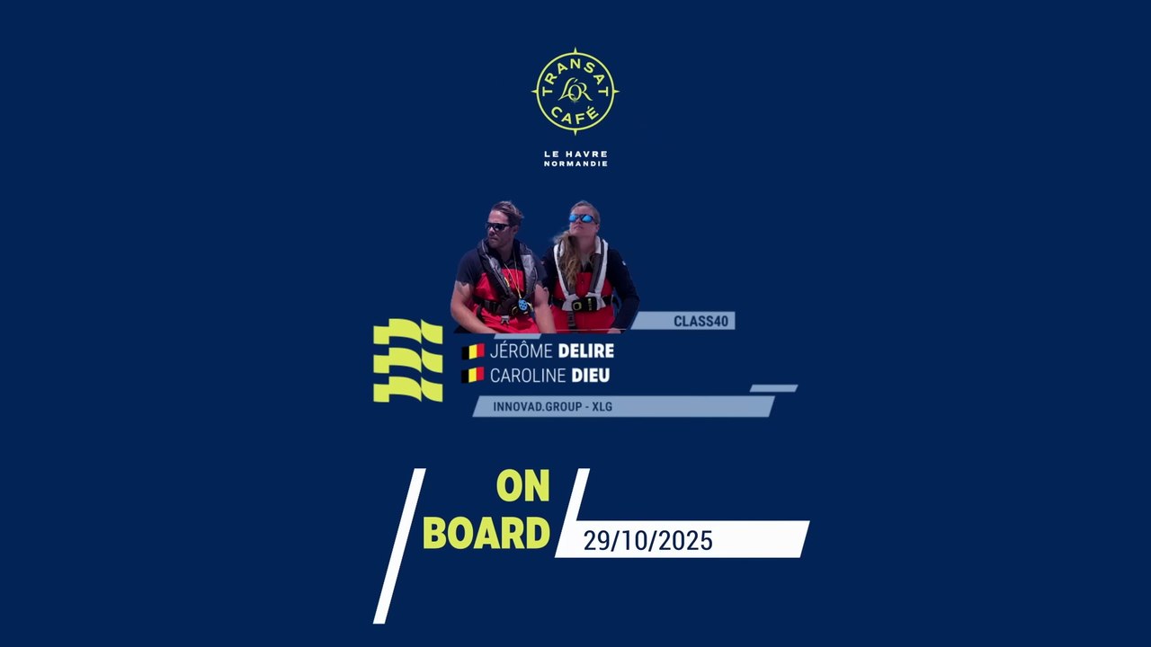 TRANSAT CAFÉ L'OR Le Havre Normandie2025 - Gros coup dur et pleurs à bord d'INNOVAD.GROUP - XLG