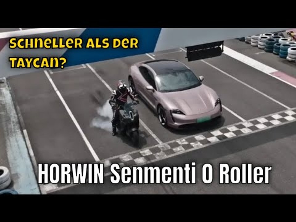 2024 HORWIN Senmenti 0: max. 200 km/h | Dragrace vs. Porsche Taycan & Tesla Model Y