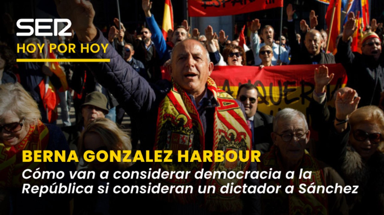 Berna González Harbour: "Cómo van a considerar democracia a la República si consideran un dictador a Sánchez"