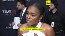 TIME100 Next honoree Nomzamo Mbatha urges public figures to speak about world issues