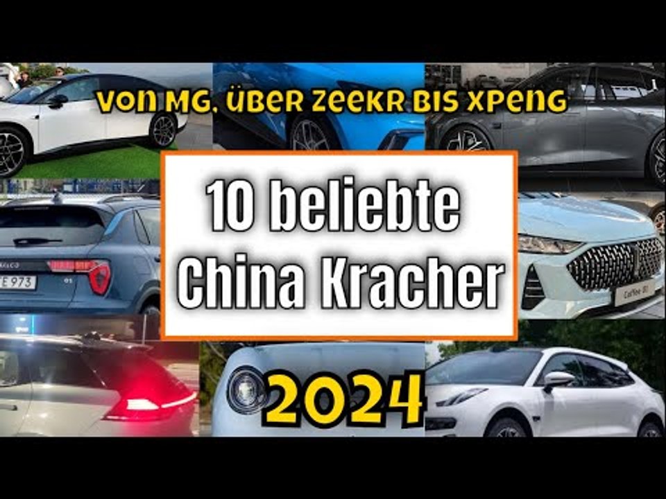 Die 10 beliebtesten china-autos 2024 | von aiways bis zeekr