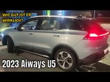 2023 Aiways U5: Das kann das günstige Elektro-SUV aus China