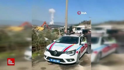 Karabük'te trafik cezasına sinirlenen vatandaş elektrik direğine çıktı
