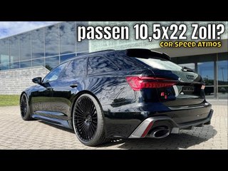 Audi RS 6 Avant (C8) auf 22 Zoll Cor.Speed Atmos und mit H&R Gewindefedern