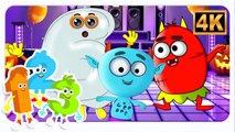 4K Halloween Freeze Dance | Oh My Genius | Fun Halloween Songs for Kids & Nursery Rhymes 2025