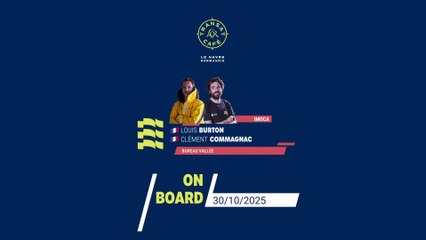 TRANSAT CAFÉ L'OR Le Havre Normandie2025 - Petit repas à bord de l'IMOCA BUREAU VALLÉE