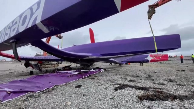 TRANSAT CAFÉ L'OR Le Havre Normandie2025 - Opération sauvetage pour l'OCEAN FIFTY KOESIO