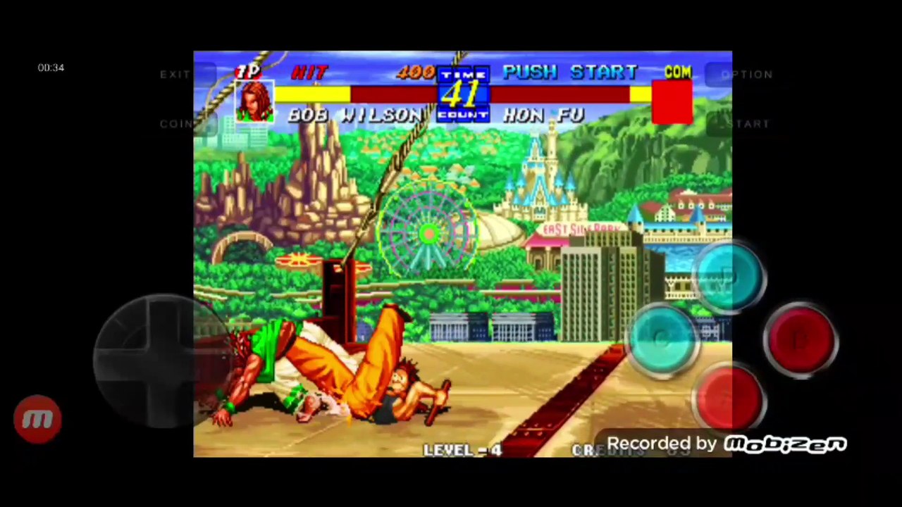 Fatal Fury 3 Bob Wilson vs Hon Fu fala de vitória do Bob Wilson em português Br