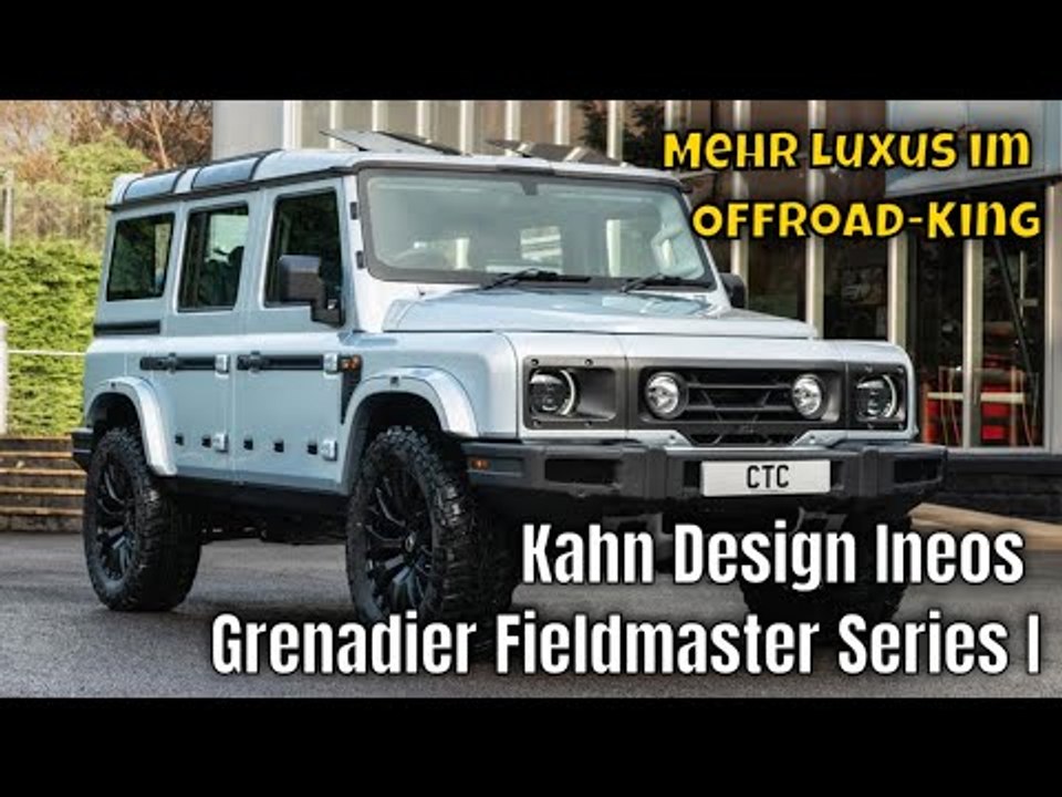 Kahn Design Ineos Grenadier Fieldmaster Series I in Sterling Silber | Luxus trifft Offroad