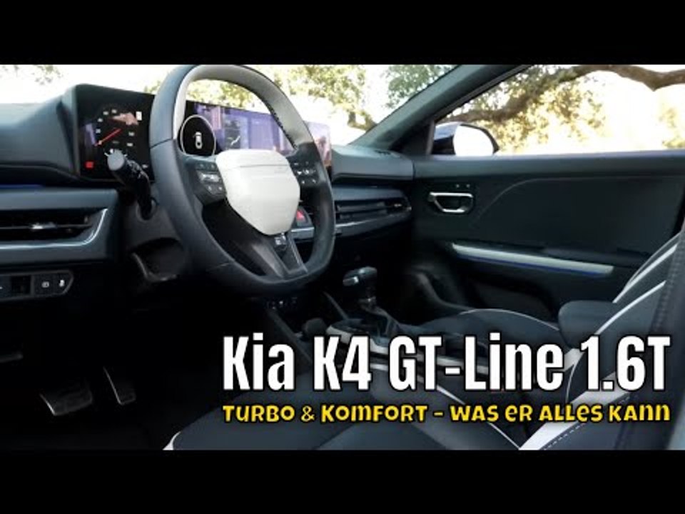 2025 Kia K4 GT-Line 1.6T: Turbo-Power & High-Tech!