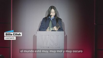 Billie Eilish hace una crítica a los multimillonarios al recibir el premio a la innovación