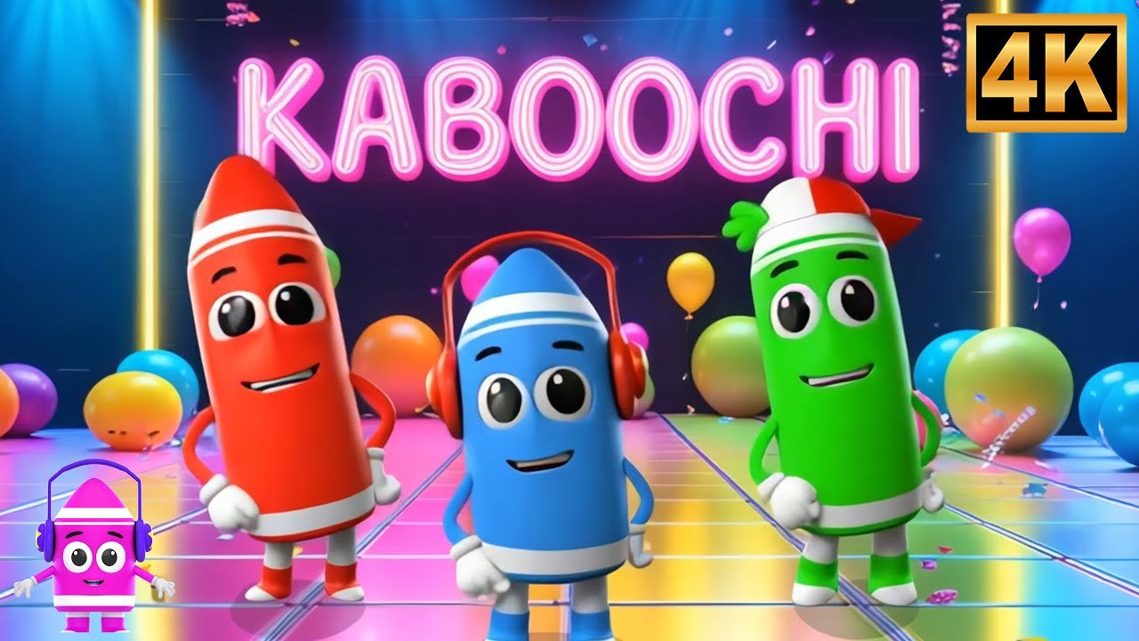 Danse Kaboochi en 4K | Zebra Française Kids Songs & Nursery Rhymes