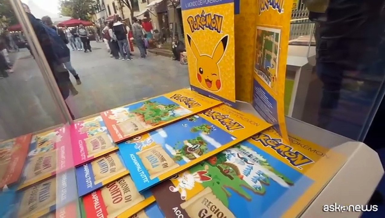 Poste Italiane a Lucca Comics con Pikachu e Goldrake
