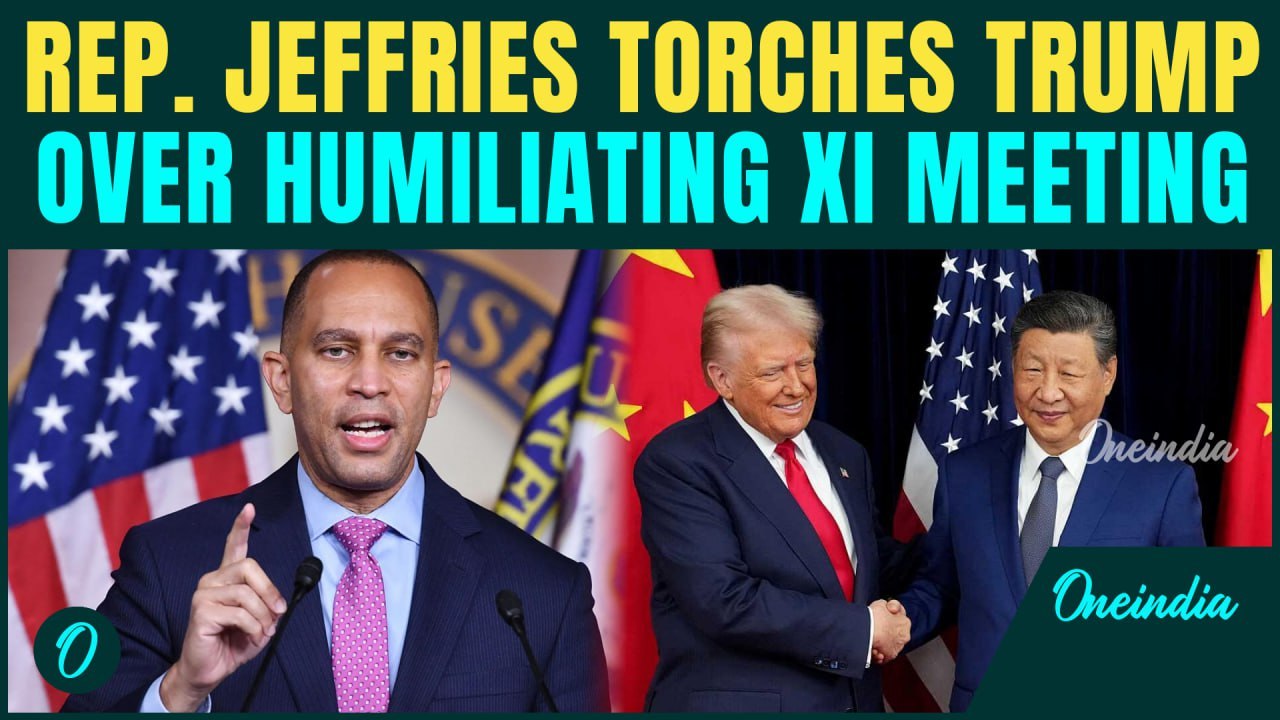 ‘Trump Punked by Beijing?’ Rep. Hakeem Jeffries MOCKS Trump’s HUMILIATION By Xi in China | Video