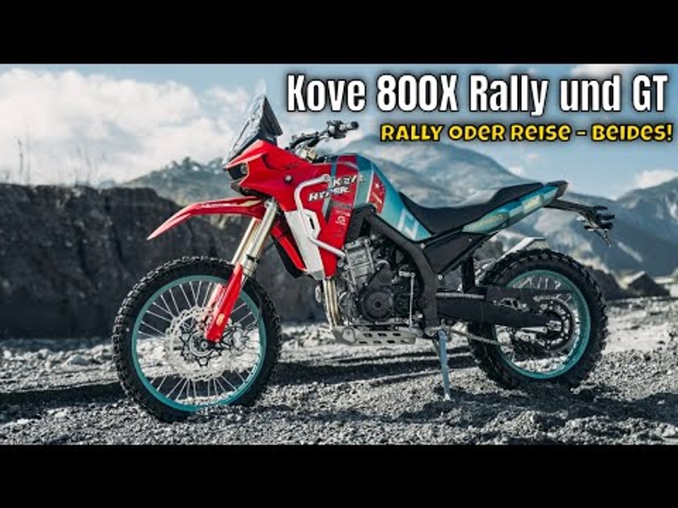 2025 Kove 800X Rally & GT: Abenteuer pur auf 2 Rädern | Details zur China-Waffe