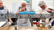 Un cours pour apprendre à travailler le chocolat avec le chocolatier confiseur Alexandre Gyé-Jacquot
