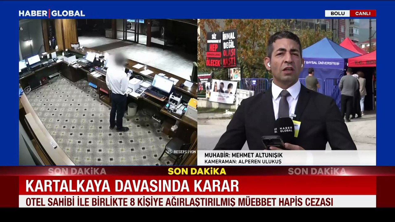 Grand Kartal Otel davasında karar açıklandı! Otel sahibi ile birlikte 8 kişiye ağırlaştırılmış müebbet hapis cezası verildi