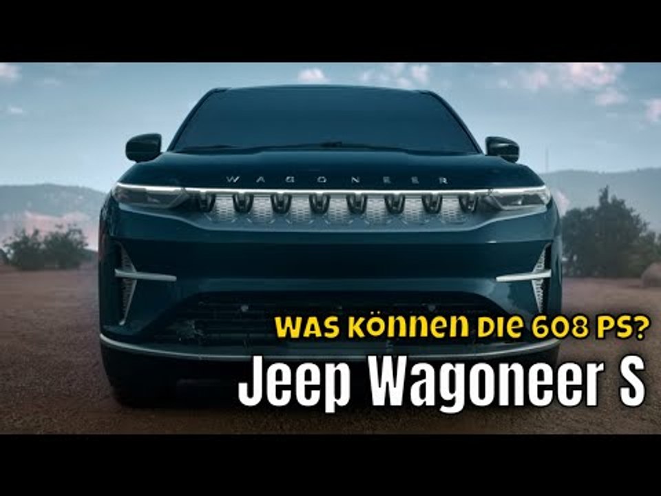 Elektro-suv der zukunft: 2024 jeep wagoneer s mit 608 ps