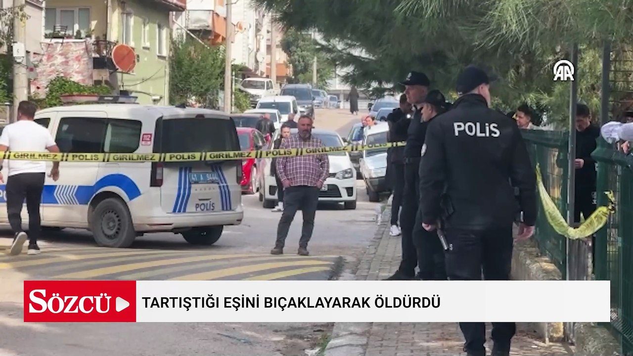 Tartıştığı eşini bıçaklayarak öldürdü