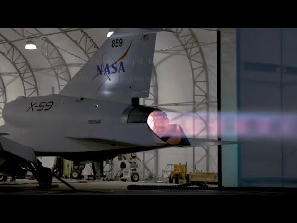 NASA X-59: Überschall ohne Knall – Erster Triebwerkstest erfolgreich!