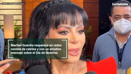 Maribel Guardia reaparece en redes vestida de catrina y con un emotivo mensaje sobre el Día de Muertos