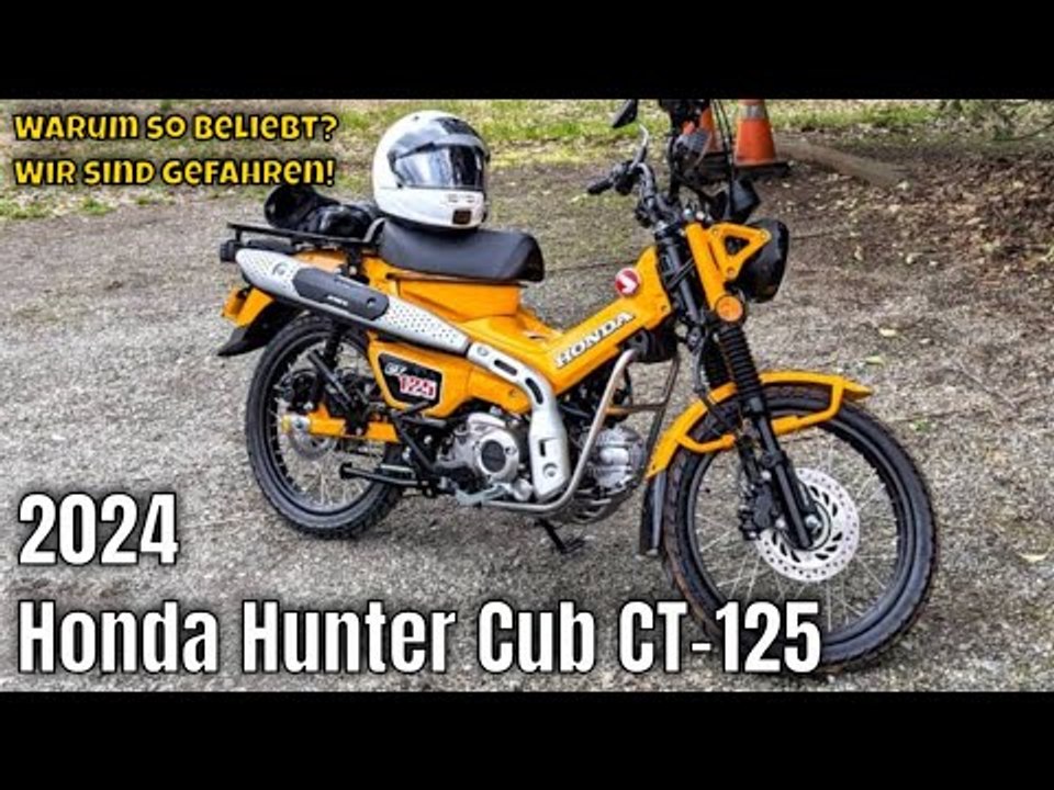 2024 honda hunter cub ct-125: testfahrt in kurkuma-gelb | die fakten