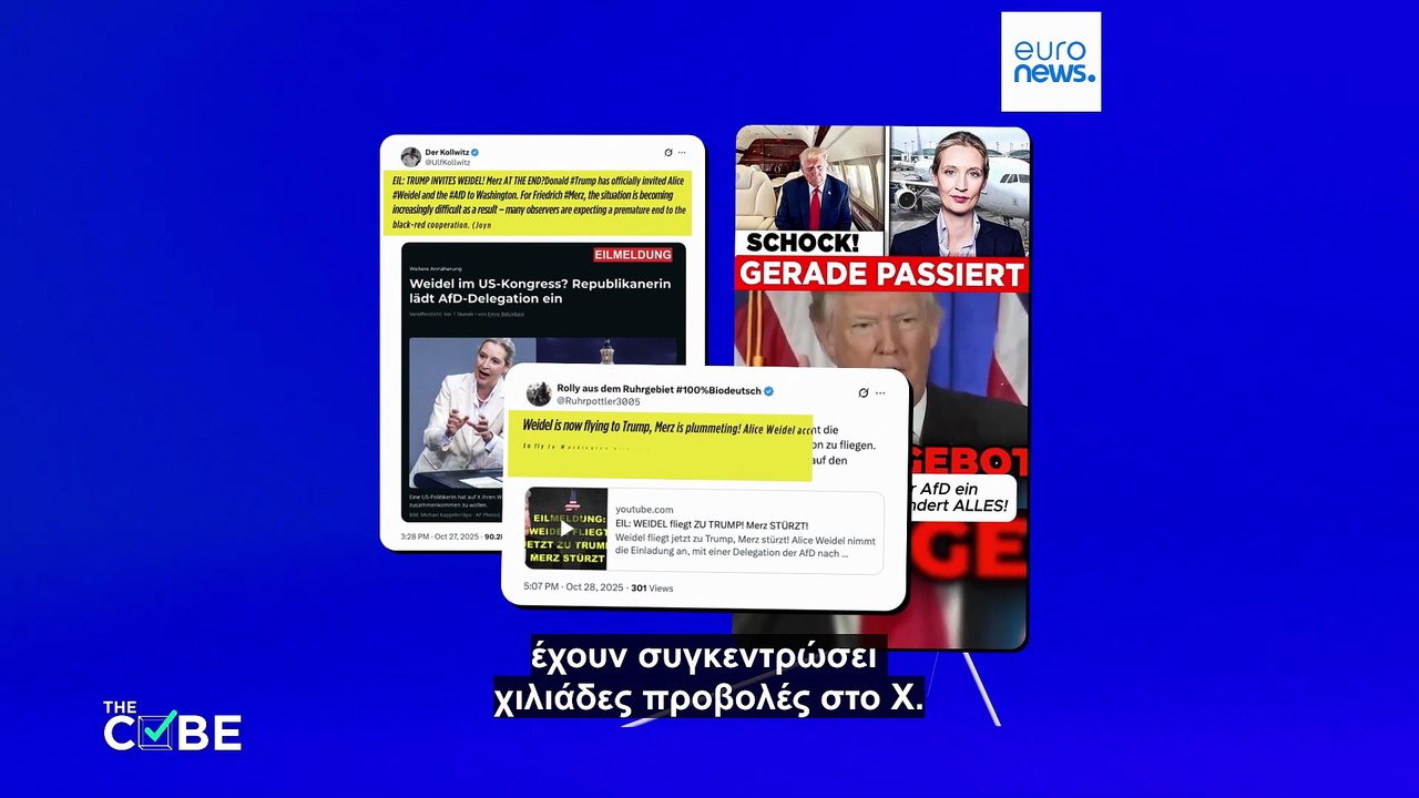 Κάλεσε ο Τραμπ την Άλις Βάιντελ του AfD στον Λε...