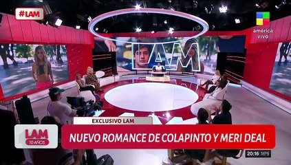 Franco Colapinto y Meri Deal a los besos