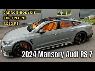 Unglaublich irre: 2024 Mansory Audi RS 7 als 1.050 PS Monster