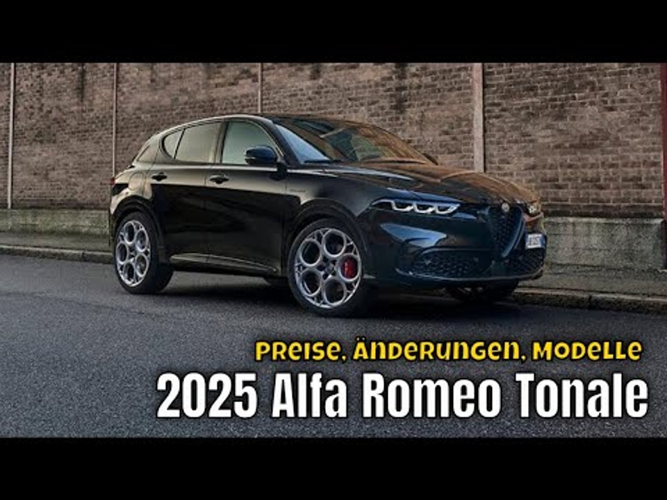 2025 Alfa Romeo Tonale | die Änderungen, die Preis & Details