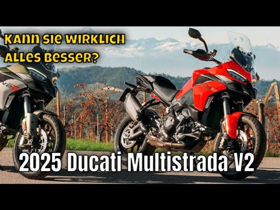 2025 Ducati Multistrada V2 & V2S: Leichter, stärker aber auch besser?