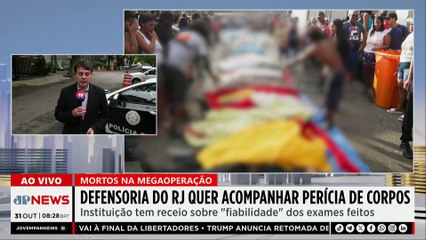 Defensoria do Rio pede ao STF laudos paralelos em corpos de megaoperação