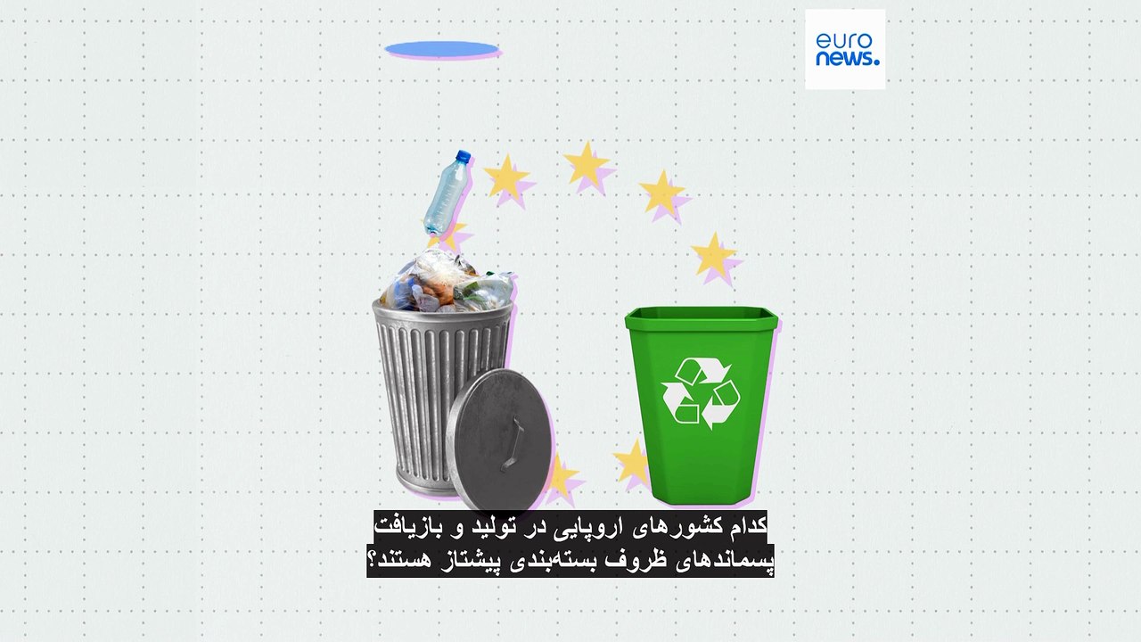 کدام کشورهای اروپایی در تولید و بازیافت پسماندهای ظروف بسته‌بندی پیشتاز هستند؟