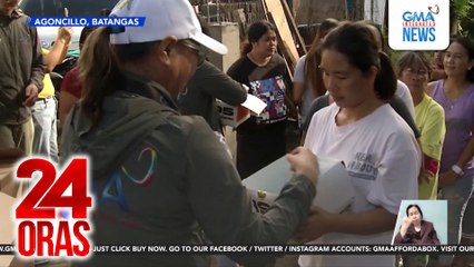 GMAKF, nagbigay ng N95 face mask at vitamins sa mga apektado ng pag-alburoto ng Bulkang Taal | 24 Oras
