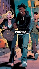 Two Thieves Rob a Woman