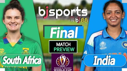 Women's World Cup 2025 | South Africa Women vs India Women Final ODI Match Preview |