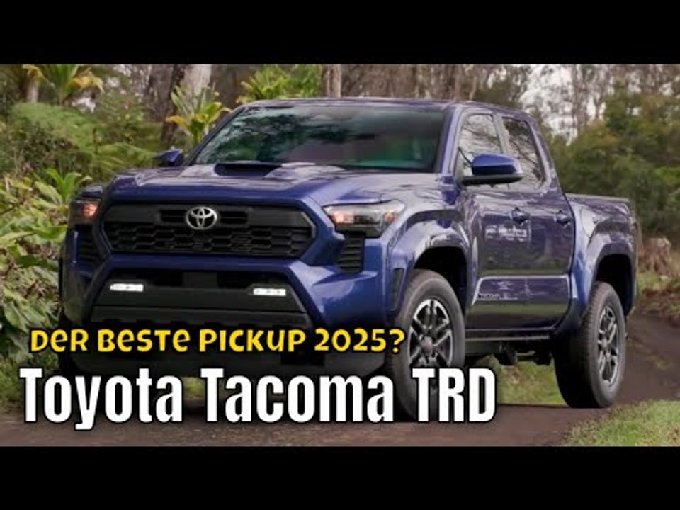 2025 Toyota Tacoma TRD – was kann der Pickup in Blue Crush Metallic?