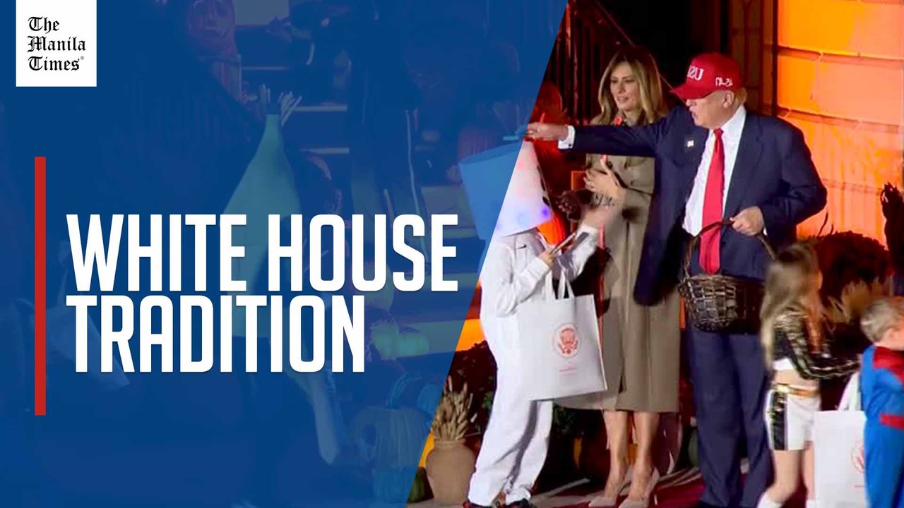 Trumps host Halloween candy giveaway