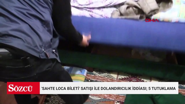 'Sahte loca bileti' satışı ile dolandırıcılık iddiası; 5 tutuklama