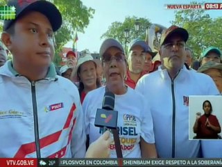 Pueblo de Nueva Esparta se movilizó en defensa de la Patria ante amenazas imperialistas de EE. UU.